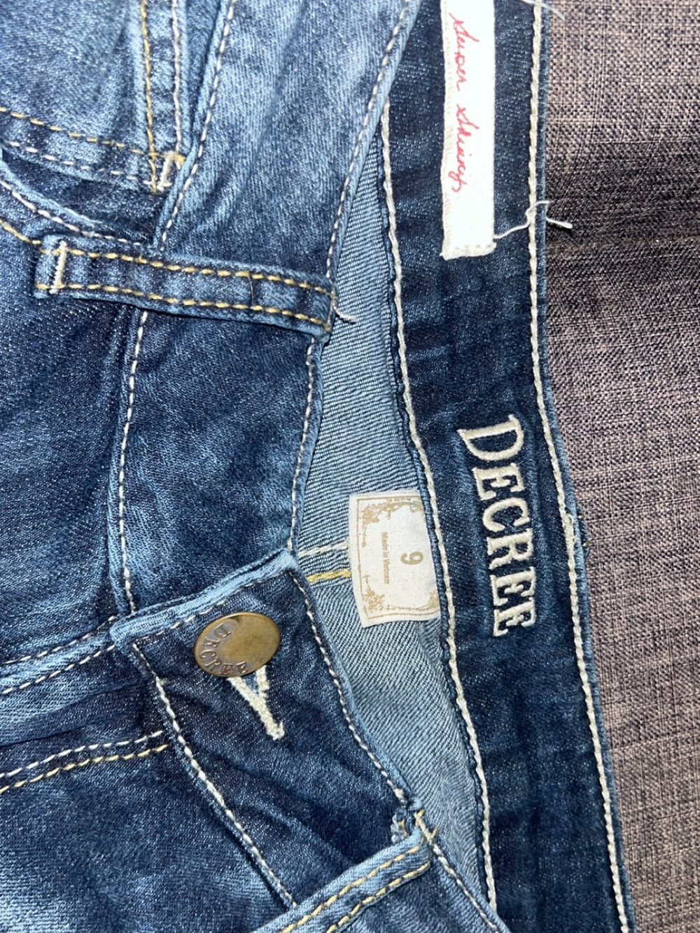 DEGREE dark blue denim jeans